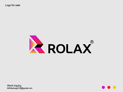 ROLAX Painting Brand Identity Logo Design
