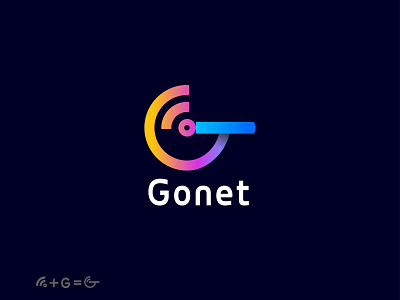 Gonet Modern It Brand Logo concept