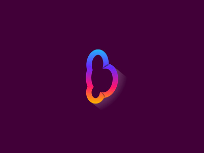 Cloud B Modern Letter Logo Concept 3d a b c d e f g h i j k l m n o p abstract logo animation b letter logo branding branding identity cloud design graphic design icon illustration logo logo design logo maker mark q r s t u v w x y z ui vector