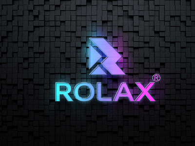 ROLAX 3D Painting Brand Identity Logo Design