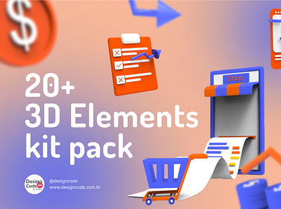 3D Elments ki pack: 2 3d 3d icons design design web graphic design icons illustration ui ux