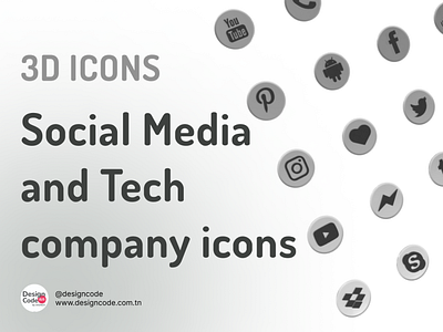 Social Media and Tech company icons