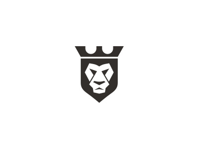 Design Shield black crown icon king lion lion head lion icon lion king lion logo lion mark power shield