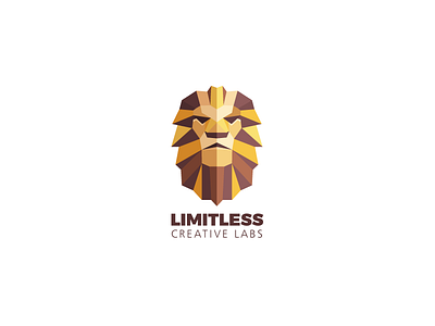 Limitless creative logo lab logo limitless logo lion logo lion mark