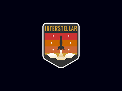 Interstellar interstellar nasa patch patch design rocket space space logo