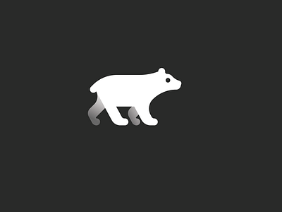 Bear Mark animal grid animal logo bear bear logo bear mark grid system weight bear white bear