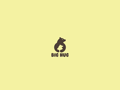 Big Hug animal animal logo bear branding cafe coffee grid grid system icon illustration logo mark monogram mother negative negative space logo negativespace royal typography vector
