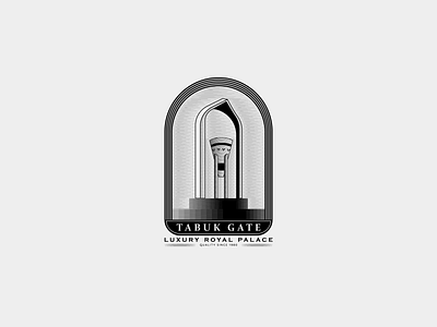 Tabuk Gate branding classic grid system hotel logo icon illustration logo mark monogram old style palace royal saudi arabia typography vector vintage vintage badge