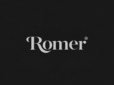 Romer mark type type art type challenge type daily typeface design typeface designer typeface mark typo logo typografi typography