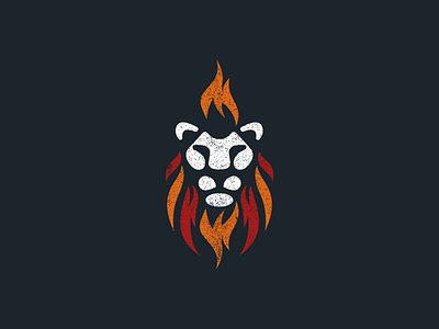 Fire Lion branding fire fire escape fire extinguisher fire lion fire logo icon illustration lion lion head lion king lion logo lion mark logo logo design logotype mark monogram negative space negative space logo