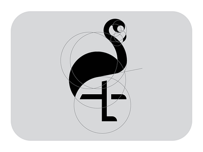 Flamingo bird bird icon bird illustration bird logo birds flamingo flamingo icon flamingo illustration flamingo logo flamingo mark flamingos grid grid design grid logo grid system icon illustration mark simple clean interface tropical