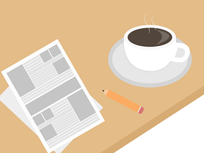 Coffee coffee design flat illustration