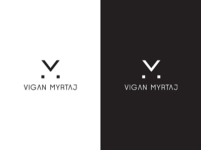 VM design geometric logo minimalist