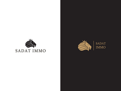 SADAT IMMO design lion logo sadat immo