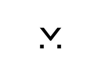 VM Personal Logo branding design flat design geometric graphic design logo minimalist personal identity simple design typography vector