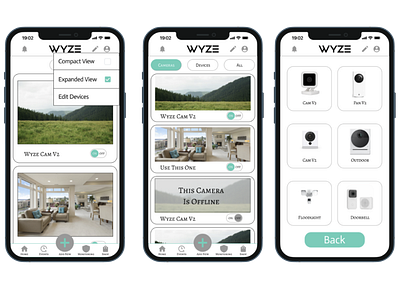 Wyze App Redesign design ui ux wyze