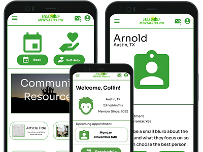 Mental Health App Concept