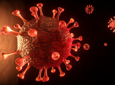 Birth of Virus 3d art artwork c4d cinema4d corona covid covid19 design illustration inspiration motion motion design noise octane render virus