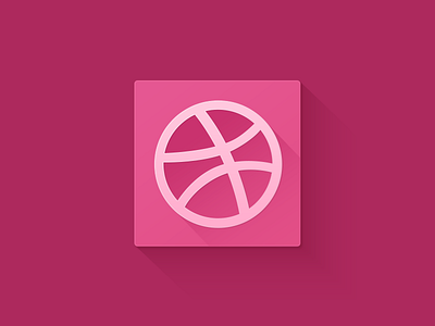 Hi! debut dribbble flat flatdesign goldenratio icon minimal pink pixelperfect psd shape voronin