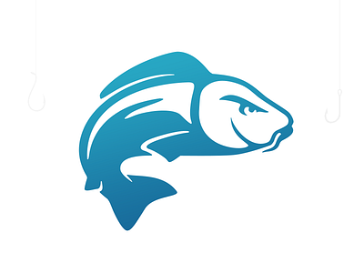 Carpstream Logo branding design fishing goldenratio identity logo pixelperfect shape voronin