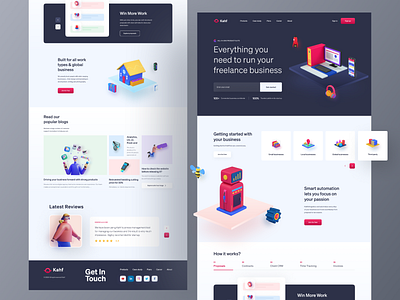 Business Management Landing Page