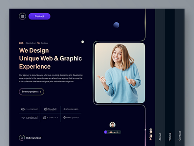 Agency - Landing page concept agency landing page agency website design kahf landing page uidesign uiux user interface design webdesign website design