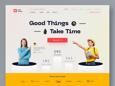Agency - Landing page concept