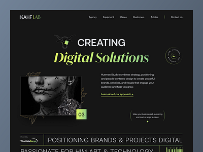 Digital Agency - Landing page concept agency design digital agency landing page uidesign user interface design webdesign website design