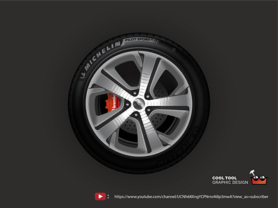PEUGEOT 308 SW GT Wheel adobe illustrator automobile car design illustration peugeot rim tire vector wheel