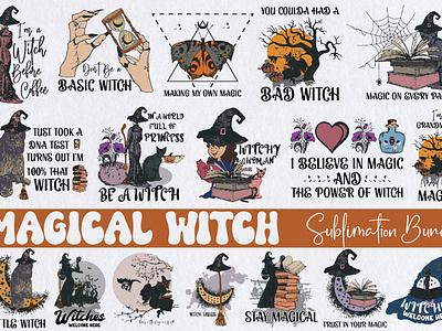 Magical Witch Sublimation Bundle