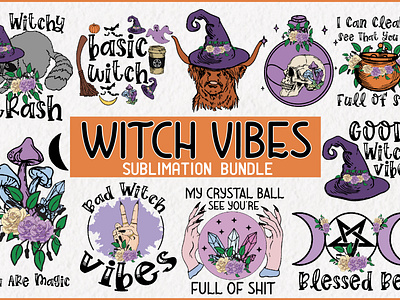 Witch Vibes Sublimation Bundle