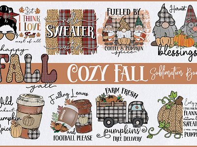 Cozy Fall Sublimation Bundle