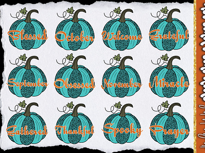 Pumpkin Sublimation Bundle 3d animation branding design graphic design illustration logo motion graphics ui ux vector