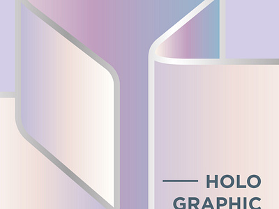 Abstract Futuristic Holographic Shapes