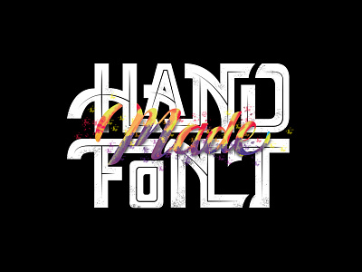 HandmadeFont artwork custom lettering design graphic design handlettering handmadefont typography