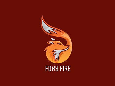 Foxy Fire logo animal artwork branding design flat design flat icon flat logo fox fox logo graphic design icon illustration inspiration logo vector