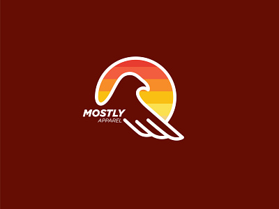 Simply Colorful Modern Bird Logo