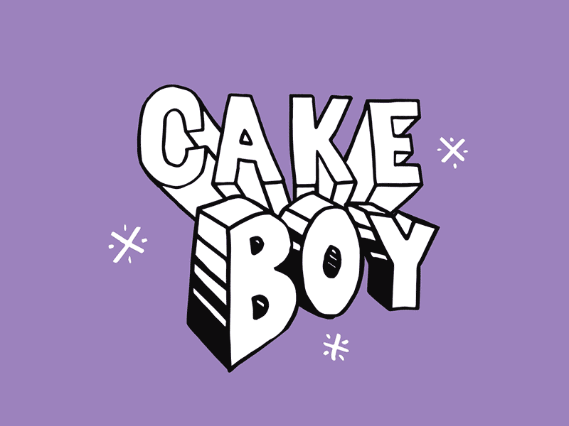 Cake Boy animation graphic design logo motion