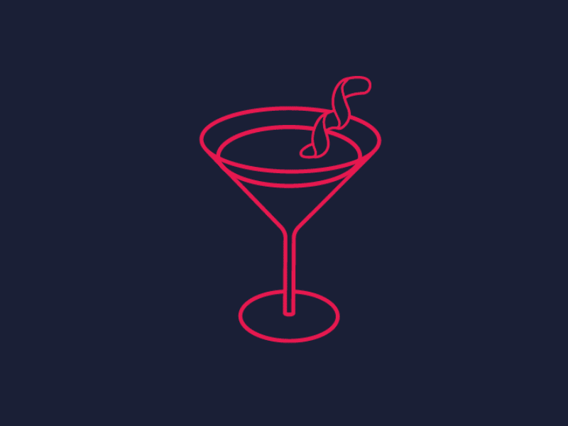 Drink Glass Icon animation graphic icon motion