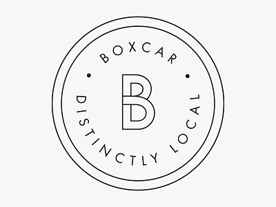 Boxcar Logo brand icon identity logo typogaphy