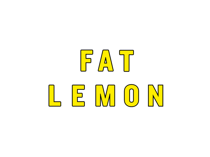 Fat Lemon 3d after effect animation brand brand and identity graphic design identity design logo logo animation motion typography
