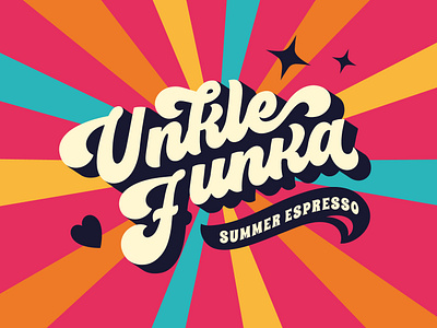 Unkle Funka graphic design identity illustration typography