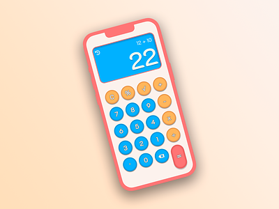 Calculator (Daily UI 04) app calculator dailyui design mobile ui ux