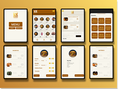 UX Burger Menu App (Group Project Case Study)