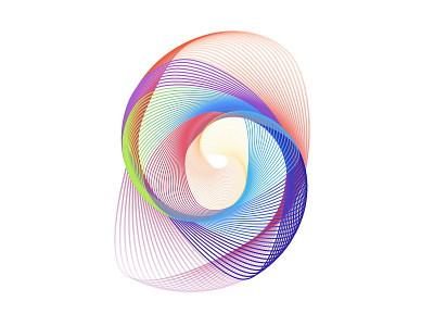 Colors - The Shells background circle design drawing gradient illusion illustartion illustration logo magazine pattern progress repeat shape vector