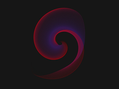 Rose - The Shells background circle design drawing gradient illusion illustration logo magazine pattern progress repeat shape vector