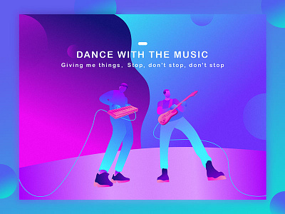 Dance With The music illustration sai