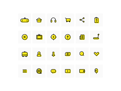 Linear icon practice icon