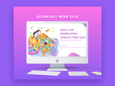 GLOBALMIL WEEK 2018 design interaction page