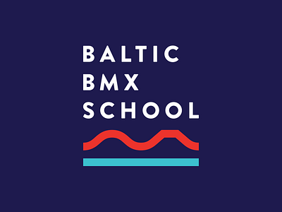 Baltic Bmx School bmx logo minimal school